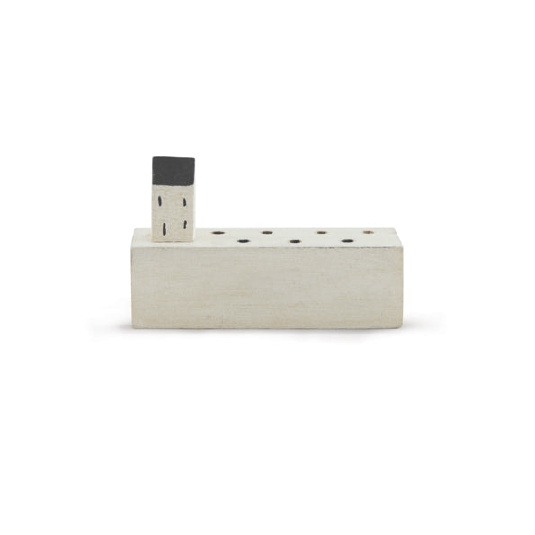 Wooden Tiny Flower Holder & house - Small