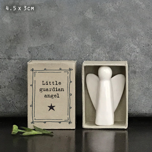 Matchbox - Porcelain guardian angel