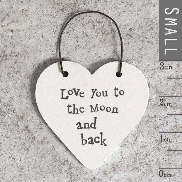 Little heart sign - Moon and back