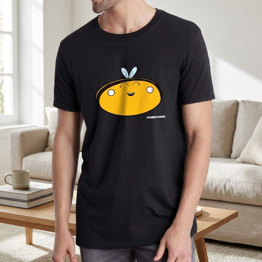 Betty the Bee T-Shirt, In use, Black