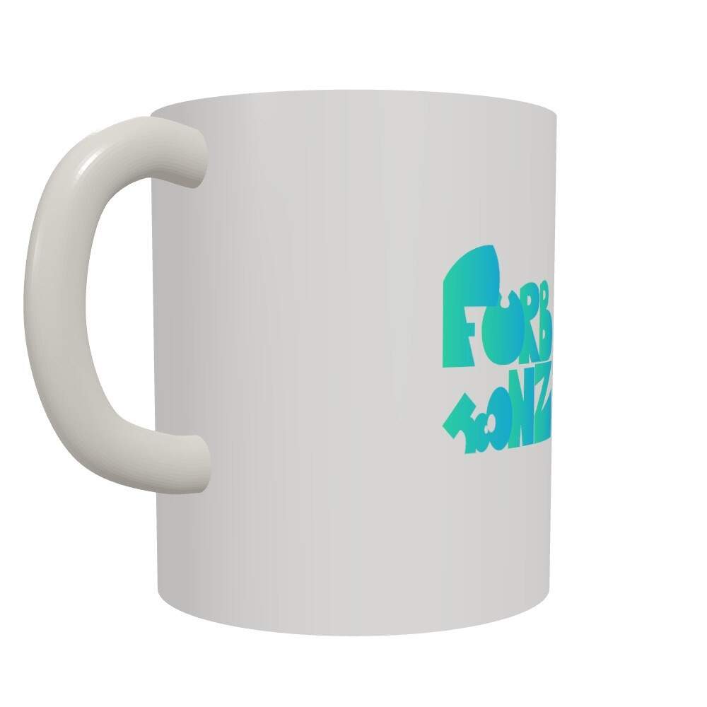Dave the pug mug!, Handle, White 2