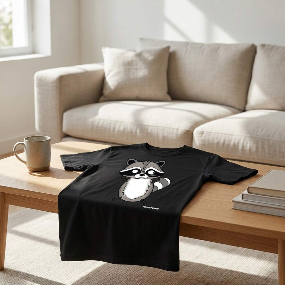 Reggie Racoon · T-shirt, In use, Black