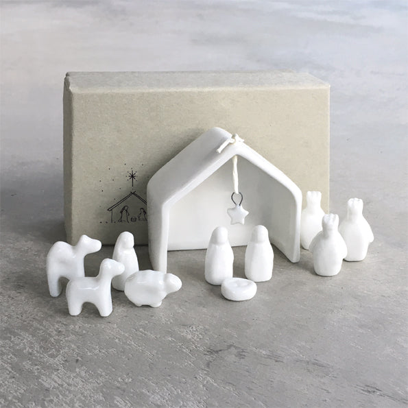 Porcelain Nativity set