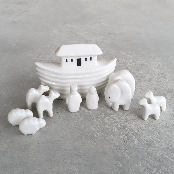 Porcelain Noah's ark set