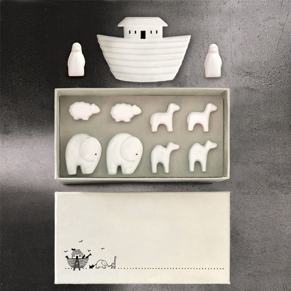 Porcelain Noah's ark set