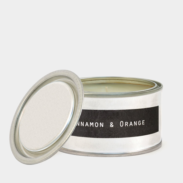Tin candle - Cinnamon & orange