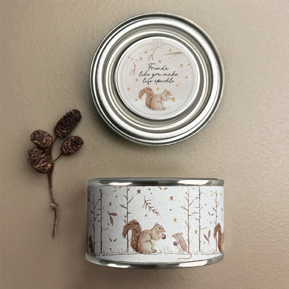 Woodland candle - Friends like you sparkle