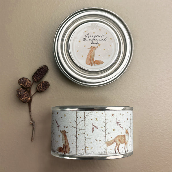 Woodland candle - Love you to the moon