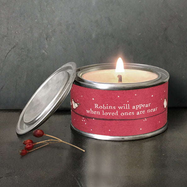 Red robin candle - Robins will appear