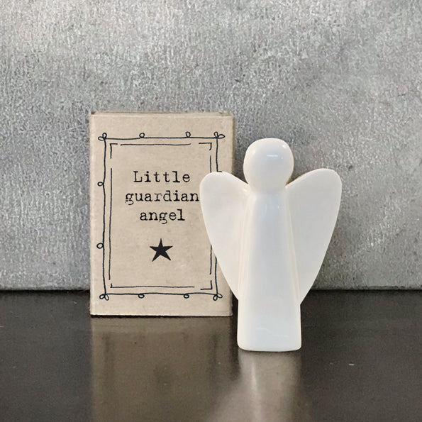 Matchbox - Porcelain guardian angel