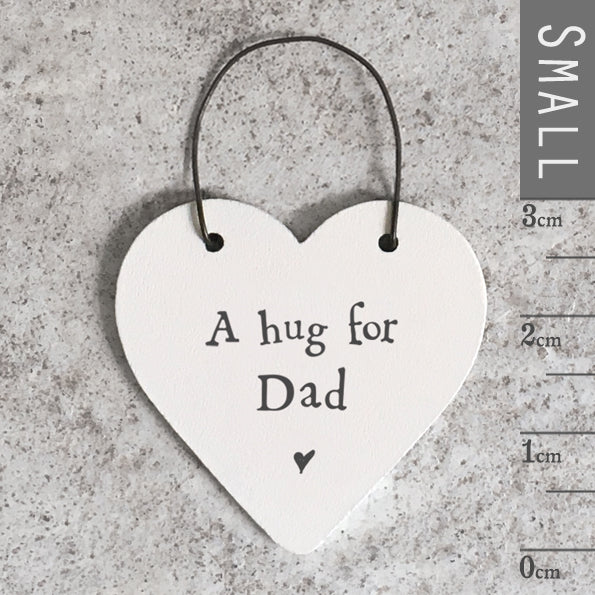 Little heart sign - Hug for dad
