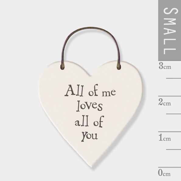 Little heart sign - All of me loves all of you