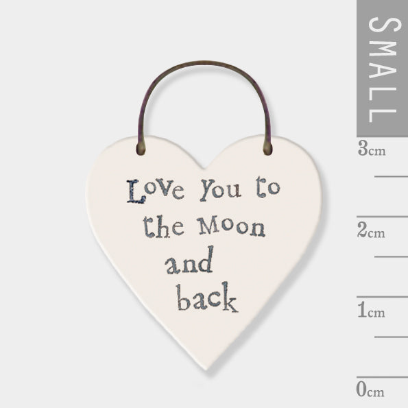 Little heart sign - Moon and back