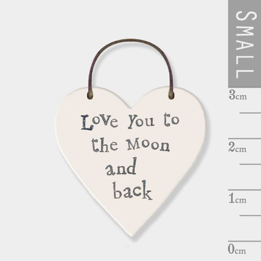 Little heart sign - Moon and back