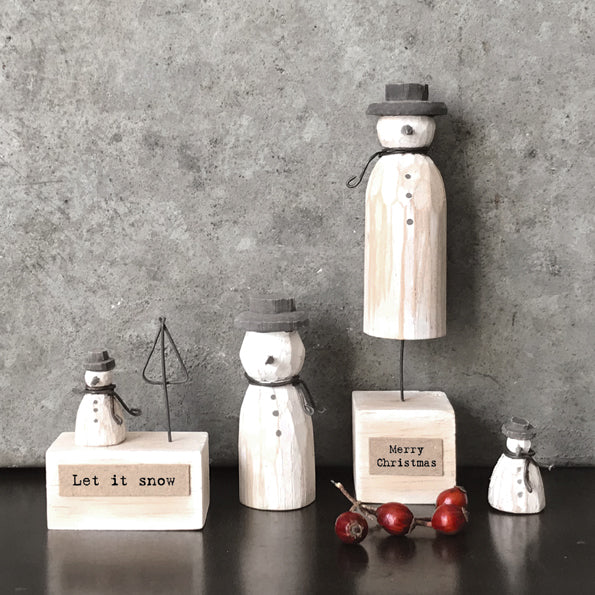 Snowman on stand