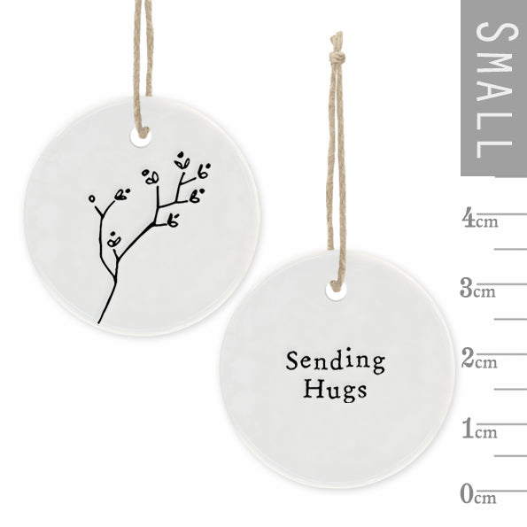 Floral hanger - Sending hugs