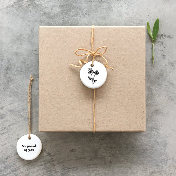 Floral hanger - So proud of you
