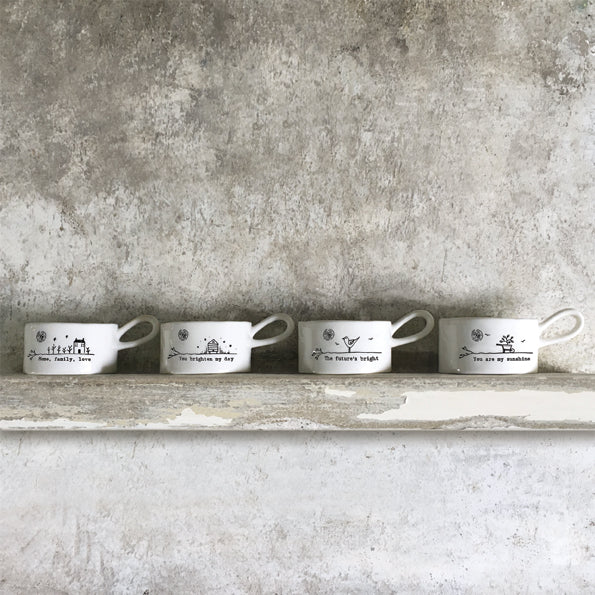 Handled tea light holder - You are my sunshine