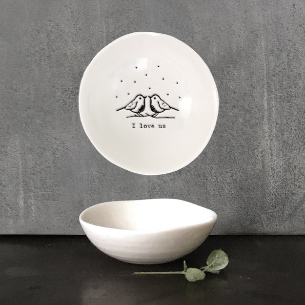 Small wobbly bowl - I love us