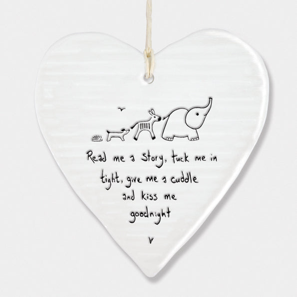 Wobbly round heart - Read me a story