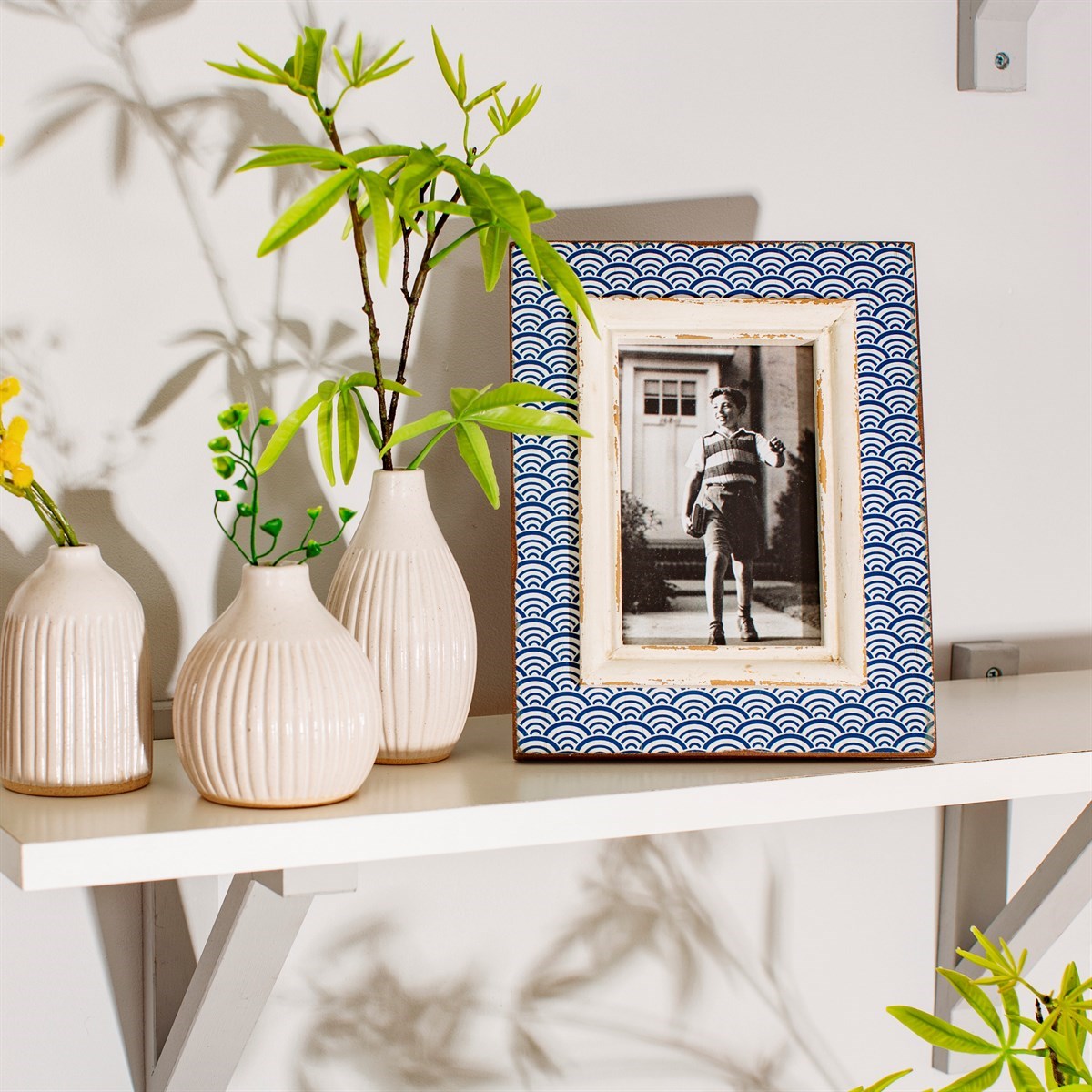 Wave Photo Frame - Blue