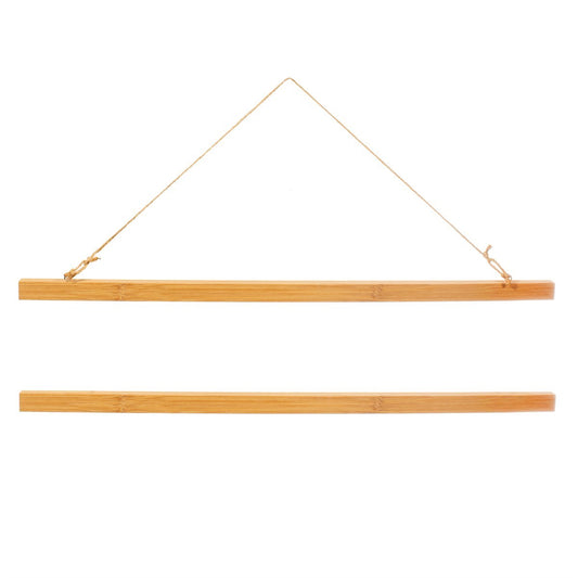 Bamboo Magnetic Poster Hanger Large