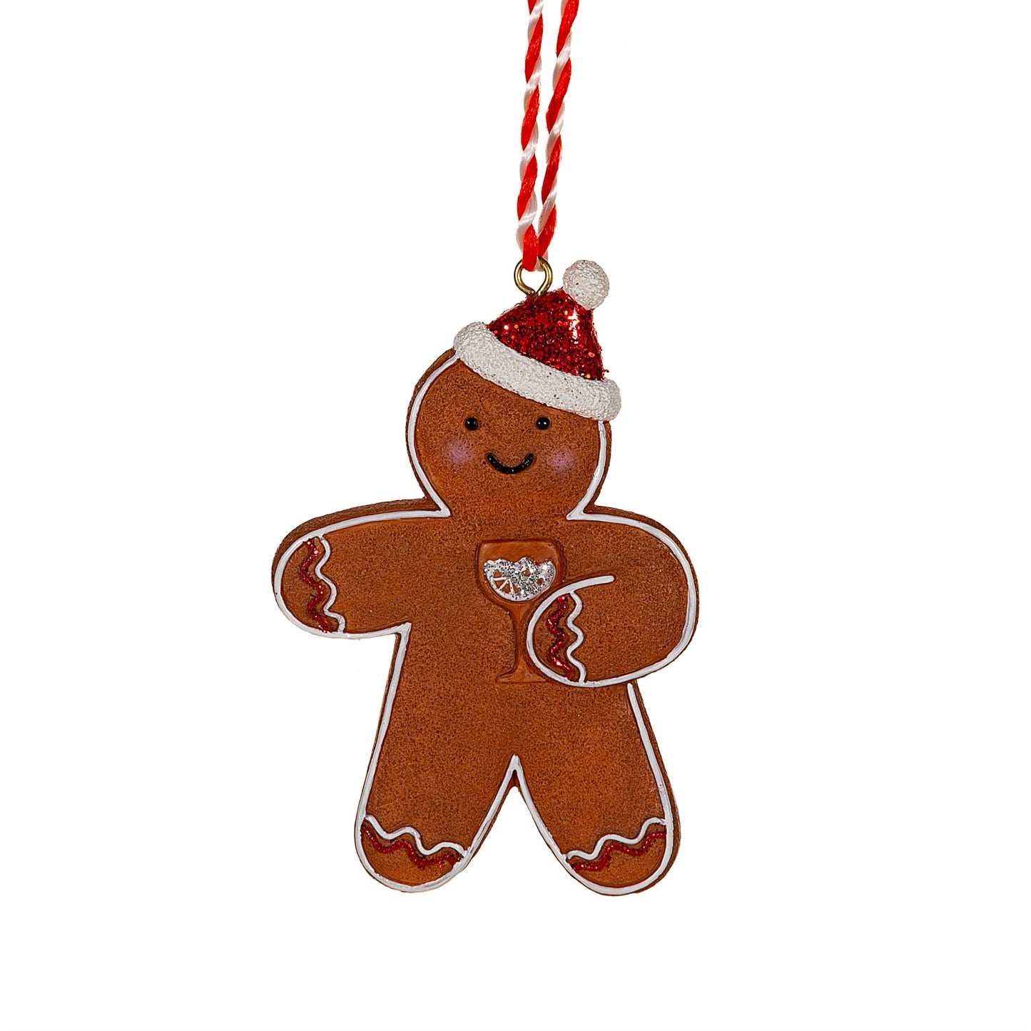 Gin-gerbread Men Hanging Decorations - Set of 3