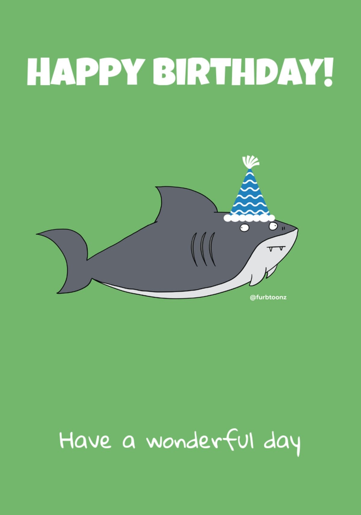 Card - Mark the Shark Birthday Card