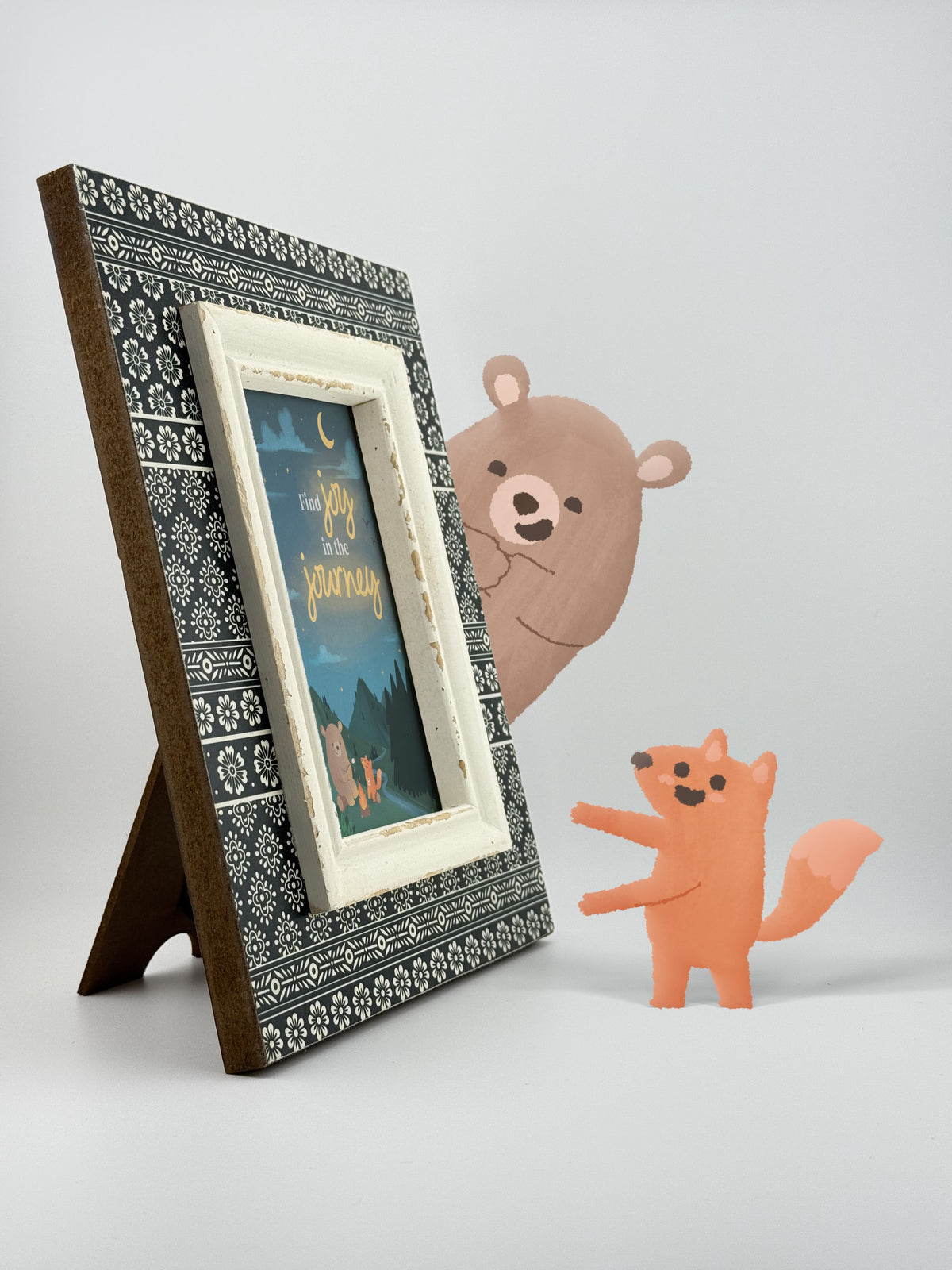Nisha Photo Frame with the Glimmers bear and fox