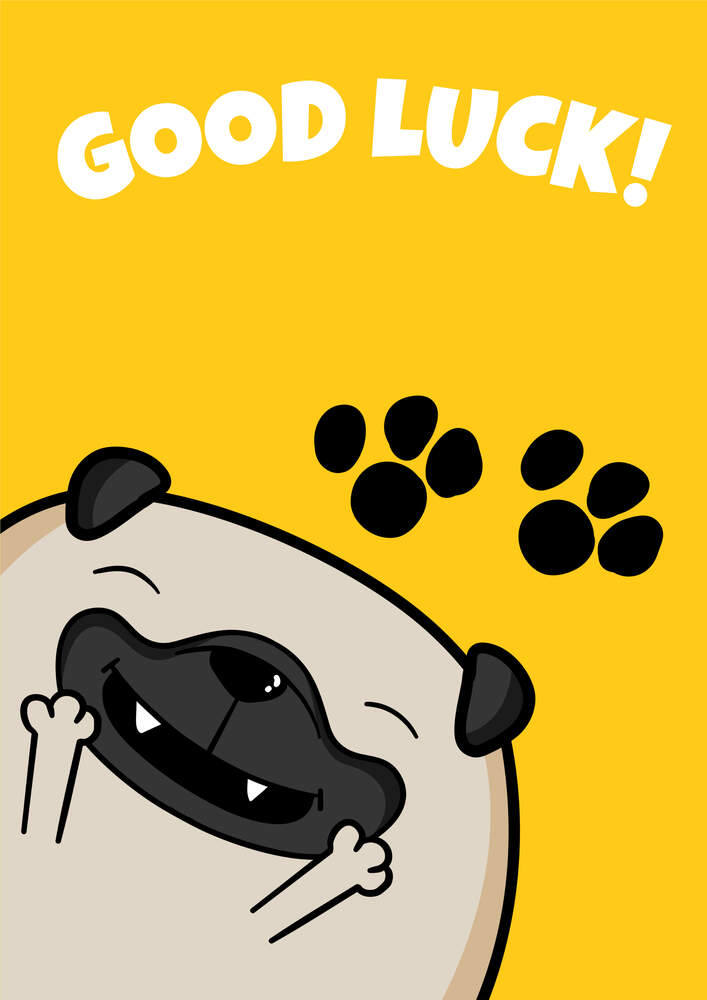 Dave The Pug Good Luck · Digital download