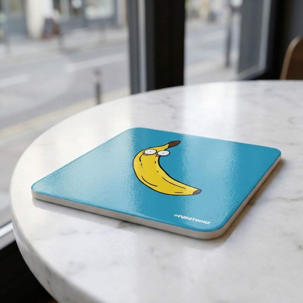 Banana Bob · Coaster, Close-up