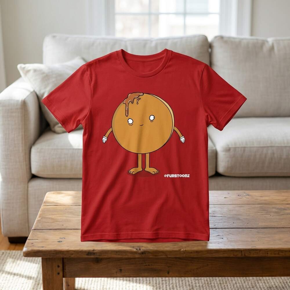 Pepe Pancake · T-shirt, Front, Red