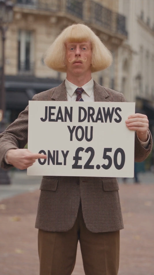 Jean's Pavement Masterpiece — example