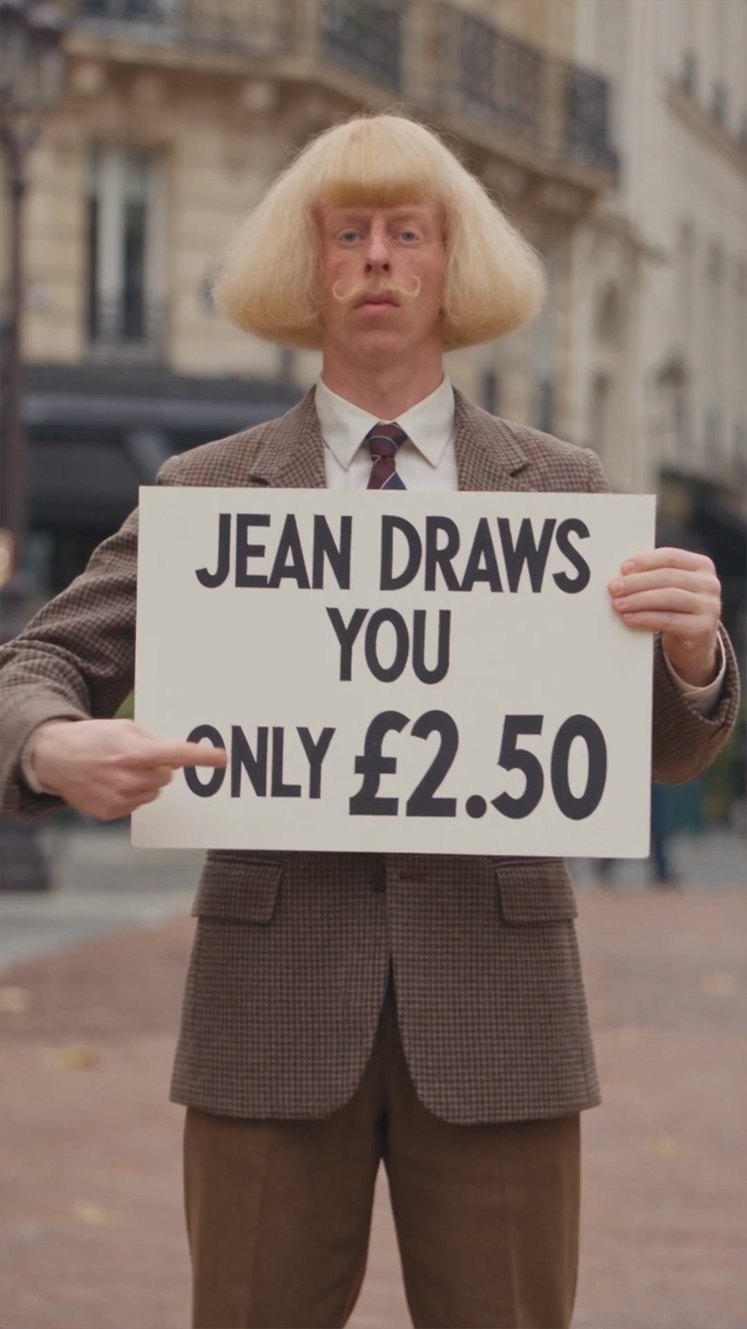 Jean's Pavement Masterpiece — example