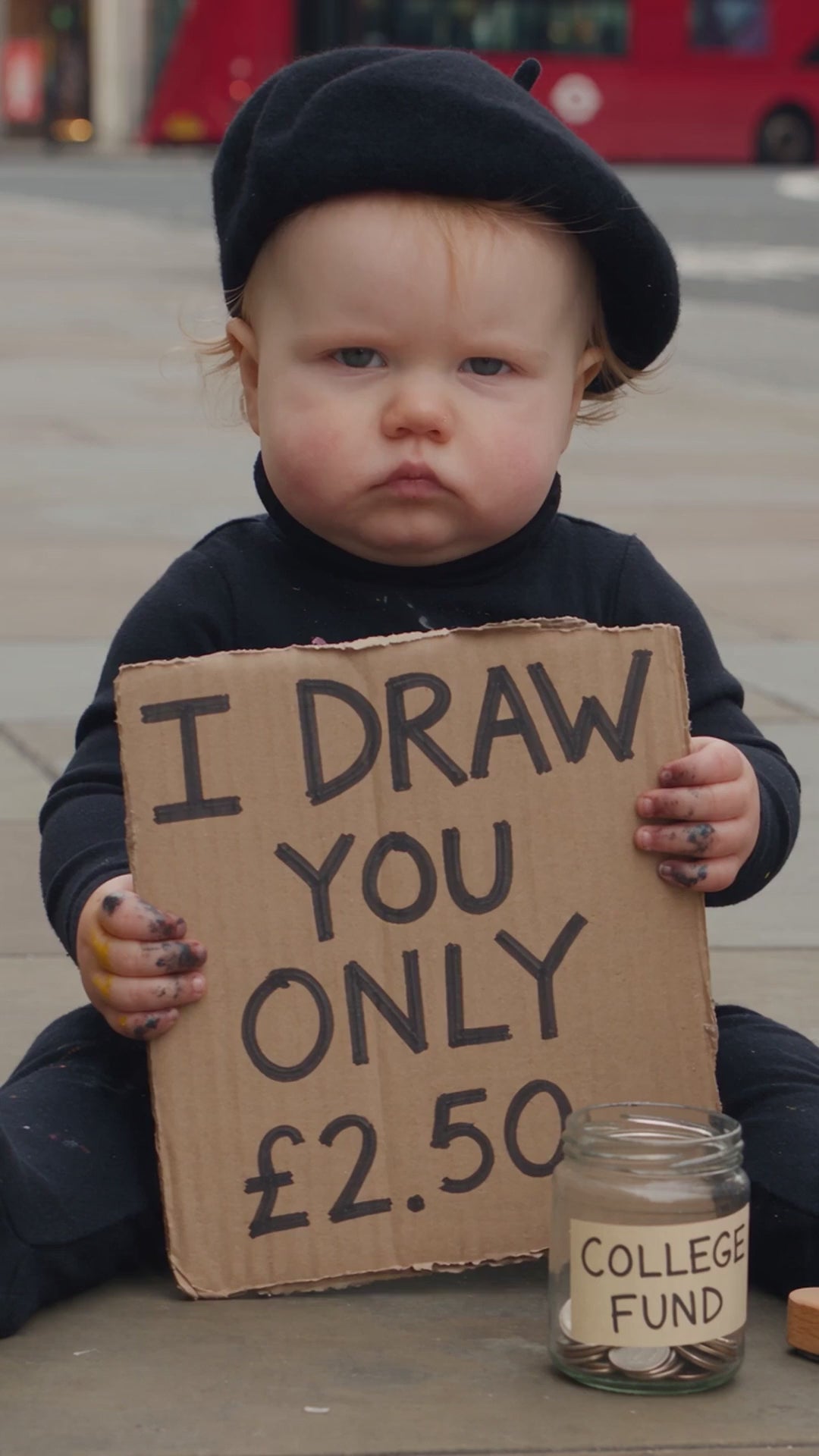 Baby Artist - Street artist offer — example